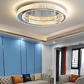 billige Lysekroner-60 cm unikt design taklampe led lysekrone krystall krom moderne stue spisestue soverom 220-240v