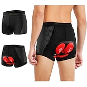 baratos Roupa interior masculina e Camada Base-Arsuxeo Homens Roupa interior de ciclismo Calções de bicicleta Shorts acolchoados 3D Moto Shorts Roupa Íntima Shorts acolchoados / camurça Modelagem Race Fit ideal para corrida Ciclismo de Montanha
