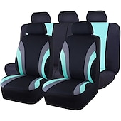 billiga Sätesövdrag till bilen-starfire 9st line rider universell bilstolsöverdrag 100 % andningsbar med 5 mm kompositsvamp inuti 7 färger valfritt