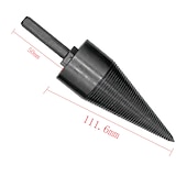 economico set di punte da trapano-Spaccalegna punta da trapano spaccalegna tritare strumento per spaccare il legno spaccalegna a cono frantumatore demolitore per legna da ardere 45 mm (1,73 pollici)