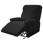 abordables Silla reclinable y con alas-Funda reclinable para sillón reclinable color burdeos, funda elástica para sofá, funda lavable para silla, protector para perros y mascotas (1 funda para respaldo, 1 funda para asiento, 2 fundas para