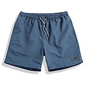 baratos Calções Estilo Casual-Homens Shorts de Corrida Com Cordão Calças Ao ar livre Praia Rua Verão Primavera Outono Secagem Rápida Redutor de Suor Treino de Ginástica Cooper Ginástica Normal Roupa de esporte Roupas Esportivas