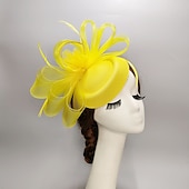 halpa Juhlahatut-fascinators kentucky derby hattu höyhenet net pillbox hattu naisten päivä melbourne cup cocktail royal astcot päähineet höyhenhattu päähine päähineet