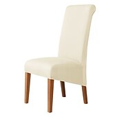 cheap Dining Chair Cover-Dining Chair Covers, Burgundy Stretch Chair Cover, Spandex High Back Chair Protector Covers Seat Slipcover with Elastic Band for Dining Room,Wedding