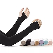 זול קמפינג ברזנט-יוניסקס קירור דחיסה הגנה מפני שמש שרוולים ארוכים זרועות כיסוי מחממי נגד החלקה לספורט חיצוני כיסוי קרם הגנה קיץ שרוולי זרועות לגינה