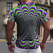 ieftine Polo imprimat pentru bărbați-Bărbați 3D Print Tricou POLO Cămașă de golf Manșon scurt Cămașă Răsfrânt Casual Zilnic Tipărire 3D Negru Albastru piscină Mov Trifoi Curcubeu Imprimeu Buton în jos Îmbrăcăminte Modă Designer Casual