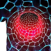 billiga Pojkens 3D Vision &amp; Geometri-Pojkar 3D 3D Print T-shirt Kortärmad 3D-tryck Sommar Vår Aktiv Sport Mode Barn 3-12 år Utomhus Dagligen Inomhus Normal