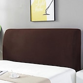 cheap Bedding Accessories-Stretch Bed Headboard Cover,Grey Green Elastic Jacquard Headboard Slipcover, Dustproof Bed Head Cover for Bedroom