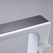 economico Classici-rubinetto lavabo bagno - cromo classico / grigio canna di fucile finiture verniciate nero / bianco centrotavola monocomando rubinetti a vasca con display temperatura