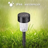 preiswerte Bodenlichter-12 stücke solar garten rasen lichter im freien led solar licht wasserdicht terrasse weg beleuchtung hof landschaft dekoration lampe