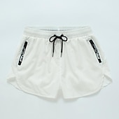 abordables maillots de bain et shorts de surf-Homme Short de bain Short de Bain Natation Séchage rapide Poids Léger Short de bain Maillot de bain Avec poches Doublure de compression Cordon Natation Surf Plage Sports nautiques Couleur Pleine Eté