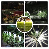 preiswerte Bodenlichter-12 stücke solar garten rasen lichter im freien led solar licht wasserdicht terrasse weg beleuchtung hof landschaft dekoration lampe