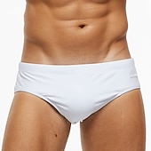 halpa Miesten uimapuvut-Miesten Uimashortsit Uimahousut Brief-uimahousut Spandex Alaosat Hengittävä Nopea kuivuminen Mikrojoustava 2 in 1 Kurenauha - Uinti Lainelautailu Hiekkaranta Vesiurheilu Yhtenäinen Kevät Kesä