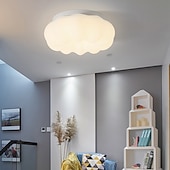 preiswerte Einbauleuchten-30 cm wolken deckenleuchte led pendelleuchte kronleuchter wohnzimmer kinderzimmer deckenleuchte einfach nordisch kreativ netzwerk rot kürbis lampe restaurant schlafzimmer