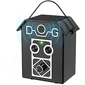 お買い得  犬用トレーニング用品-犬の訓練アンチバークデバイス調整可能な超音波犬のペットアンチバーク自動調整可能な柔軟なインストールが簡単安全プラスチック超音波ペット用