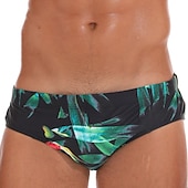 halpa Miesten uimapuvut-Miesten Uimashortsit Uimahousut Brief-uimahousut Spandex Alaosat Hengittävä Nopea kuivuminen Mikrojoustava 2 in 1 Kurenauha - Uinti Lainelautailu Hiekkaranta Vesiurheilu Yhtenäinen Kevät Kesä