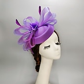 halpa Juhlahatut-fascinators kentucky derby hattu höyhenet net pillbox hattu naisten päivä melbourne cup cocktail royal astcot päähineet höyhenhattu päähine päähineet