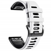 economico Cinturini per orologi Garmin-Cinturino per orologio  per Garmin Fenix 7 7X 6 6X Pro Epix Pro 47mm 51mm Instinct 2X Approach S70 47mm S62 S60 Forerunner 955 945 Epix Marq Descent Quatix 22mm 26mm Silicone Sostituzione Cinghia