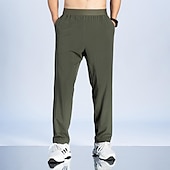 baratos Calças e Calções-Homens Shorts de caminhada Verão Ao ar livre Respirável Secagem Rápida Bolso Com Zíper Leve Calças Capri Calças Com Cordão Cintura elástica Exército verde sete Cáqui Sete Pesca Alpinismo Praia M L XL