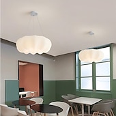 preiswerte Einbauleuchten-30 cm wolken deckenleuchte led pendelleuchte kronleuchter wohnzimmer kinderzimmer deckenleuchte einfach nordisch kreativ netzwerk rot kürbis lampe restaurant schlafzimmer