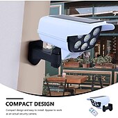 cheap Street Lights-Solar Flood Lights Outdoor Motion Sensor Spot Light Solar IP65 Waterproof Simulation Motion Sensor Wall Lamp Solar Fake Surveillance Cameras LightsSecurity LED Flood Light for Courtyard Street Garden