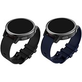 abordables Correas de reloj Garmin-2 paquetes Ver Banda para Garmin Forerunner 265 255 Music Venu 3 2 Vivoactive 4 22mm Silicona suave Reemplazo Correa 22mm Correa Deportiva Pulsera