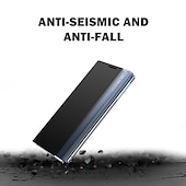 economico Cover Samsung-Custodia per telefono per Samsung Galaxy S24 S23 S22 S21 Ultra Plus A72 S25 Ultra Custodia a corpo intero Auto Sleep  Wake Up Flip magnetico con supporto di colore solido TPU PU