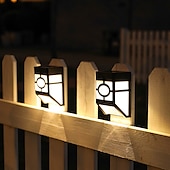 economico Applique per esterni-2 pz applique da parete per esterni led solare retro giardino luce impermeabile cortile illuminazione per giardino balcone recinzione decorazione paesaggio lampione