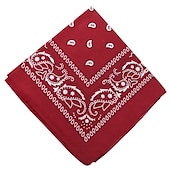 ieftine Accesorii-1 buc Pentru femei Cordeluțe Eșarfă de păr Bandana Pentru Stradă Cadou Concediu cap Lucrate manual Material Textil Negru Albastru piscină Roșu Închis