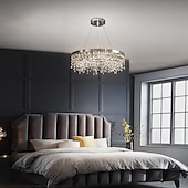 billige Lysekroner-80 cm unikt design lysekrone hengelys led krystall nordisk stil stue soverom 220-240v