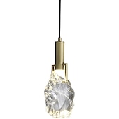 economico Luci a sospensione-Lampadari A Sospensione In Cristallo Led Moderni A Testa Singola Comodino Bar Tavolo Da Pranzo Sala Espositiva Hotel Ristorante Di Design Lampadari