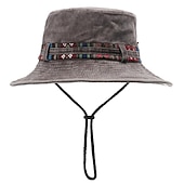 cheap Outdoor Headwear-Sun Hat Fishing Hat Hiking Hat Hat UV Sun Protection Sunscreen UV Protection Summer Spring Wide Brim Men&#039;s Women&#039;s Fishing Activity