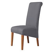 cheap Dining Chair Cover-Dining Chair Covers, Burgundy Stretch Chair Cover, Spandex High Back Chair Protector Covers Seat Slipcover with Elastic Band for Dining Room,Wedding