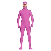 levne Matné kostýmy-Zentai obleky Kožené obleky Oblek na celé tělo Karnevalový kostým Oblek na celé tělo Den králů Pánské Dámské Pohlaví Jednobarevné Spandex Lycra Kostým pro předvečer Všech svatých Dospělé