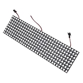 billiga Plug Strip Lights-ws2812b rgbic 5050smd led matrix panel 256 pixlar individuellt adresserbar programmerbar digital led display matris panel flexibel fpcb för arduino hallon bild video text dc5v