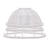 ieftine fustă de sub-Cosplay Lolita Lungime Genunchi Combinezon tutu Sub Fusta Prințesă Costume de fancy Pentru femei Mascaradă Petrecere Petrecerea Burlăcițelor Adulți Combinezon
