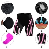 tanie Damskie spodnie, szorty i spódnice-Damskie Pasek Szosowe Spodenki Rowerowe Szorty rowerowe Spodenki rowerowe Rower Spodenki snowboardowe Kolarstwo górskie Kolarstwie szosowym Sport Wkładka 3D Kolarstwo Szybkie wysychanie Odprowadza