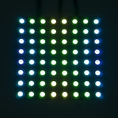 billiga Plug Strip Lights-ws2812b rgbic 5050smd led matrix panel 256 pixlar individuellt adresserbar programmerbar digital led display matris panel flexibel fpcb för arduino hallon bild video text dc5v