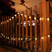 cheap Solar String Lights-Solar String Lights LED Outdoor Lights 6.5m 30 LEDs Set Mounting Bracket Warm White Wedding Party Holiday Patio Garden 3V