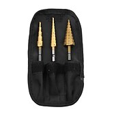cheap Drill Bit Set-Step Drill Bits Power Tools Wholesale Price 3pcs/set Metal Drilling HSS