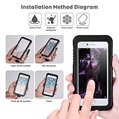 olcso Samsung-tokok-telefon Ügy Kompatibilitás Samsung Galaxy S24 S23 S22 S21 S20 Ultra Plus FE A72 A52 A42 A21s Note 10 Plus Note 10 A22 Galaxy A22 4G Héjtok Vízálló Átlátszó Ütésálló Átlátszó Szilikagél PC