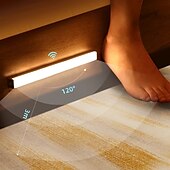 ieftine lumina dulapului-2 buc 10 led pir senzor de mișcare lampă de noapte încărcare usb corpul uman cu detecție automată lumină de noapte dulap dulap lumina de perete scară iluminat dormitor lumină inteligentă cu detectare