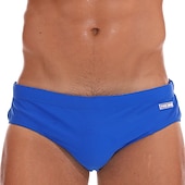 halpa Miesten uimapuvut-Miesten Uimashortsit Uimahousut Brief-uimahousut Spandex Alaosat Hengittävä Nopea kuivuminen Mikrojoustava 2 in 1 Kurenauha - Uinti Lainelautailu Hiekkaranta Vesiurheilu Yhtenäinen Kevät Kesä