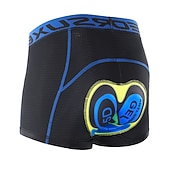 tanie Męskie szorty, rajstopy i spodnie-Męskie Jednokolorowe Bielizna rowerowa Rower Spodenki snowboardowe Kolarstwo górskie Kolarstwie szosowym Sport Wkładka 3D Kolarstwo Szybkie wysychanie Odprowadza wilgoć Żółty Czerwony Odzież Odzie