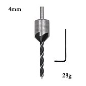 cheap Drill Bit Set-Countersink Drill Bit Set Reamer Woodworking Chamfer Drill Counterbore Pliot Hole Cutter Screw Hole Drill 3/4/5/6/7/8/10mm HSS