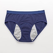 ieftine Chiloți-lenjerie de corp pentru perioada, chiloți menstruali din bumbac hipster rezistenti la scurgeri pentru femei, cu flux intens, kit de început pentru prima perioadă, slipuri ținute acasă