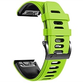 economico Cinturini per orologi Garmin-Cinturino per orologio  per Garmin Fenix 7 7X 6 6X Pro Epix Pro 47mm 51mm Instinct 2X Approach S70 47mm S62 S60 Forerunner 955 945 Epix Marq Descent Quatix 22mm 26mm Silicone Sostituzione Cinghia