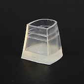 abordables Plantillas-Protectores de tacón alto para mujer: fundas transparentes antideslizantes para tacones de aguja para bodas, eventos en el césped y fiestas al aire libre.