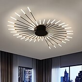 olcso Mennyezeti lámpák-128 cm-es klaszteres mennyezeti lámpák led 42 fényes nordic stílusú fém festett felületek modern 220-240V