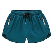 abordables maillots de bain et shorts de surf-Homme Short de bain Short de Bain Natation Séchage rapide Poids Léger Short de bain Maillot de bain Avec poches Doublure de compression Cordon Natation Surf Plage Sports nautiques Couleur Pleine Eté